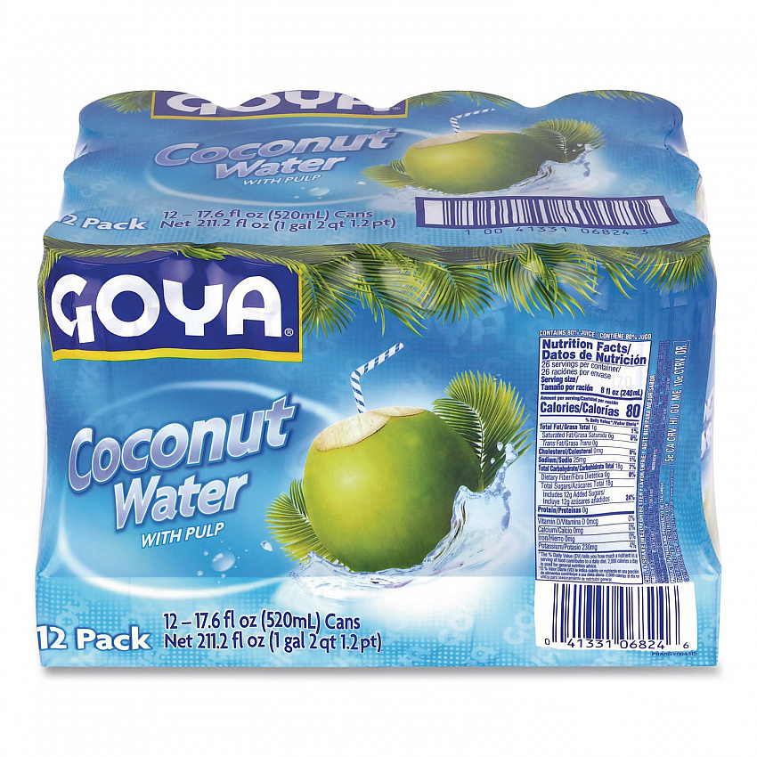 Coconut Water, Coconut, 17 oz Bottle, 12/Carton (22002657)