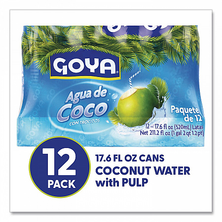Coconut Water, Coconut, 17 oz Bottle, 12/Carton (22002657)