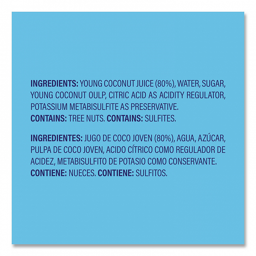 Coconut Water, Coconut, 17 oz Bottle, 12/Carton (22002657)