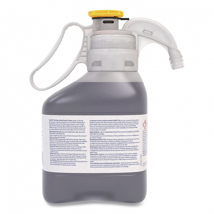 Glance NA Glass and Multi-Surface Cleaner SC, Unscented, 1.4 L SmartDose, 2/Carton (101106662)