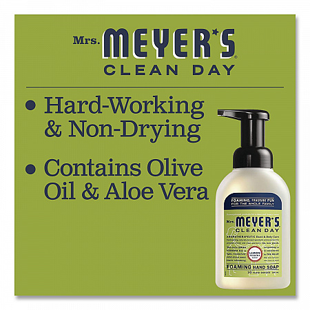 Clean Day Foaming Hand Soap, Lemon Scent, 10 oz, 4/Carton (383417)