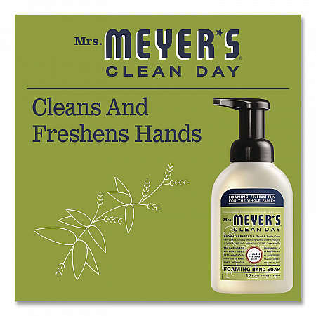 Clean Day Foaming Hand Soap, Lemon Scent, 10 oz, 4/Carton (383417)