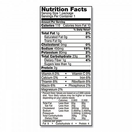 Tiny Twists Pretzels, 1 oz Bag, 88/Carton (32430)