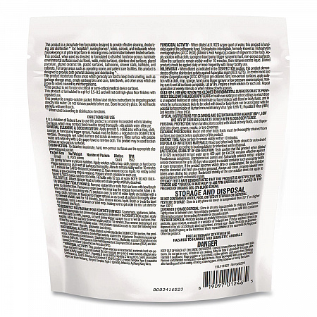 Disinfectant Cleaner, Marine Scent, 2.9 g Packets, 12 Packets/Bag with 1 qt Spray Bottle (9321111)
