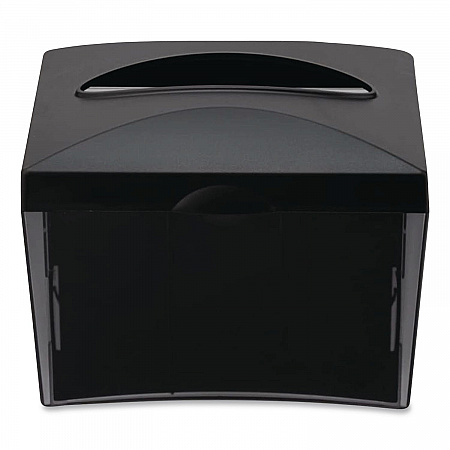 Valay Table Top Napkin Dispenser, 6 x 6.5 x 8, Black (NT222)