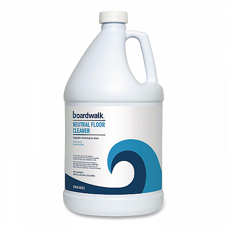 Neutral Floor Cleaner, Lemon Scent, 1 gal Bottle, 4/Carton (4855)