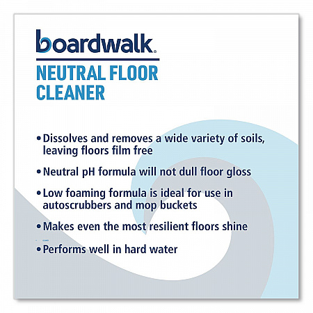 Neutral Floor Cleaner, Lemon Scent, 1 gal Bottle, 4/Carton (4855)