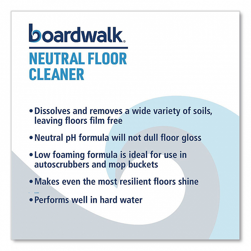 Neutral Floor Cleaner, Lemon Scent, 1 gal Bottle, 4/Carton (4855)