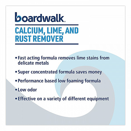 Calcium, Lime and Rust Remover, 1 gal Bottle, 4/Carton (4848)