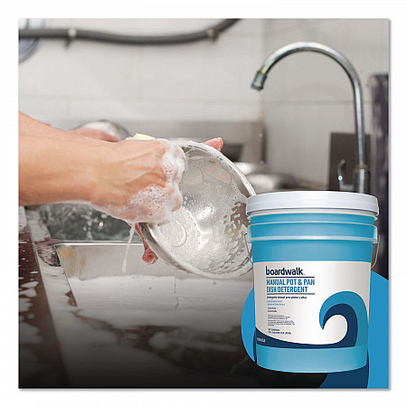 Manual Pot and Pan Dish Detergent, Fresh Breeze Scent, 5 gal Pail (4858)