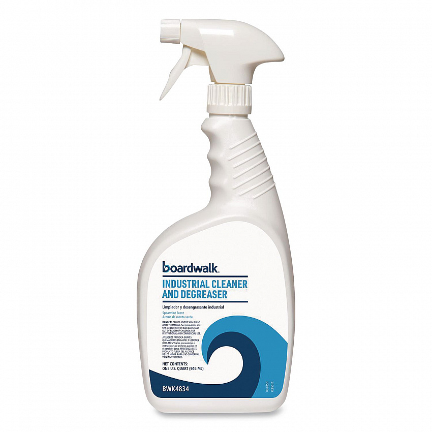 Industrial Cleaner and Degreaser, 32 oz Bottle, 12/Carton (4834)