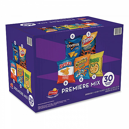 Premiere Mix Variety Pack, Assorted Flavors, Assorted Sizes, 30 Bags/Carton (22002670)