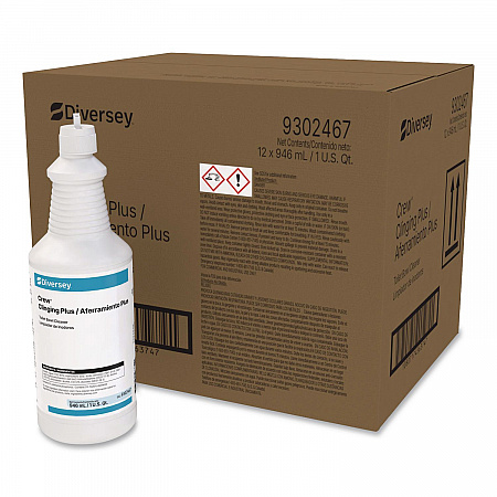 Crew Clinging Plus Toilet Bowl Cleaner, 32 oz Bottle, 12/Carton (9302467)