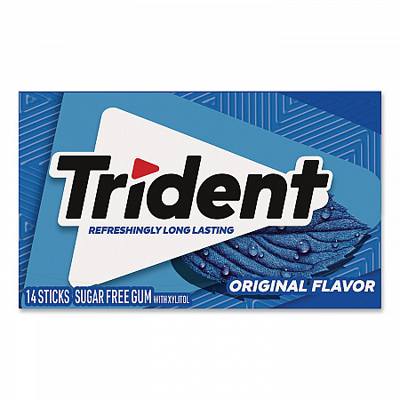 Sugar-Free Gum, Original Mint, 14 Sticks/Pack, 15 Packs/Carton (22002639)