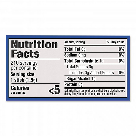 Sugar-Free Gum, Original Mint, 14 Sticks/Pack, 15 Packs/Carton (22002639)
