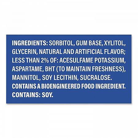 Sugar-Free Gum, Original Mint, 14 Sticks/Pack, 15 Packs/Carton (22002639)