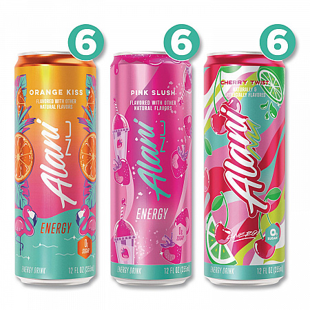 Energy Sweet Splash Variety Pack, Assorted Flavors, 12 oz Can, 18/Carton (22002374)