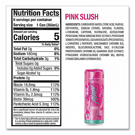 Energy Sweet Splash Variety Pack, Assorted Flavors, 12 oz Can, 18/Carton (22002374)