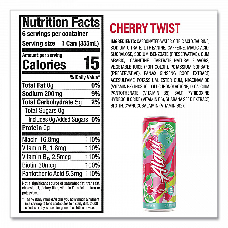 Energy Sweet Splash Variety Pack, Assorted Flavors, 12 oz Can, 18/Carton (22002374)