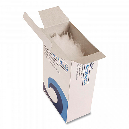 180 Duster Refills, Soft Fluffy Fibers, White, 10 Dusters/Box, 4 Boxes/Carton (DUSTER180)