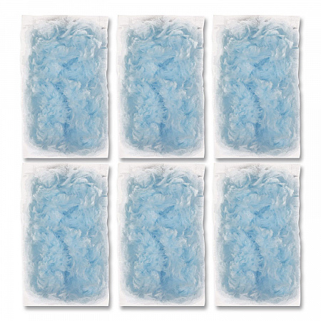 360 HD Duster Refills, Soft Fluffy Fibers, Light Blue, 6 Dusters/Box, 4 Boxes/Carton (DUSTER360HD)