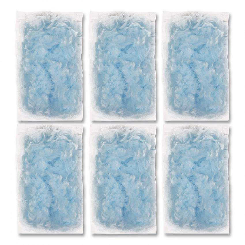 360 HD Duster Refills, Soft Fluffy Fibers, Light Blue, 6 Dusters/Box, 4 Boxes/Carton (DUSTER360HD)
