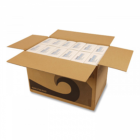 Steel Wool Soap Pads, 3 x 2.5, Blue, 15 Pads/Box, 12 Boxes/Carton (STWLPAD)