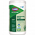 CloroxPro EcoClean Disinfecting Wipes, 1-Ply, 7 x 8, Unscented, White, 3/Carton (60787CT)