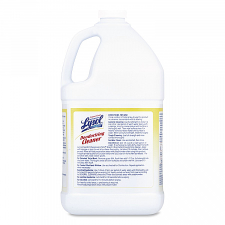 Disinfectant Deodorizing Cleaner Concentrate, Lemon Scent, 1 gal Bottle (76334)