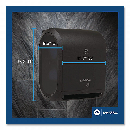 enMotion Automated Touchless Towel Dispenser, 9.5 x 14.7 x 17.3, Black (59462A)
