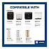 enMotion Automated Touchless Towel Dispenser, 9.5 x 14.7 x 17.3, Black (59462A)