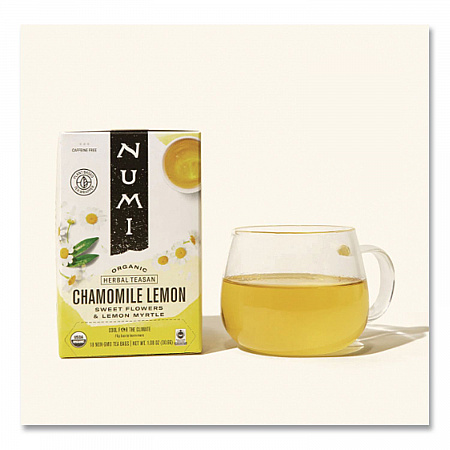 Organic Teas and Teasans, 1.8 oz Filterbag, Chamomile Lemon, 18/Box (10150)