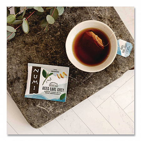 Organic Teas and Teasans, 1.27 oz Filterbag, Aged Earl Grey, 18/Box (10170)