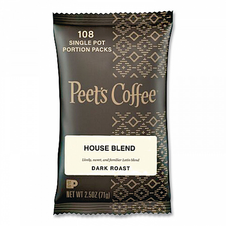 Coffee Portion Packs, House Blend, 2.5 oz Frack Pack, 18/Box (504915)