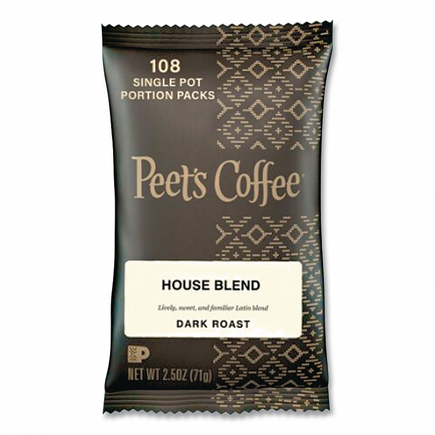 Coffee Portion Packs, House Blend, 2.5 oz Frack Pack, 18/Box (504915)