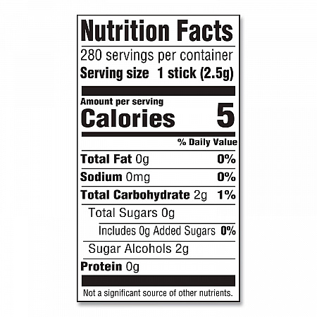Extra Polar Ice and Spearmint Sugar-Free Gum Variety Pack, Polar Ice/Spearmint, 35 Sticks/Pack, 8 Packs/Carton (22002644)