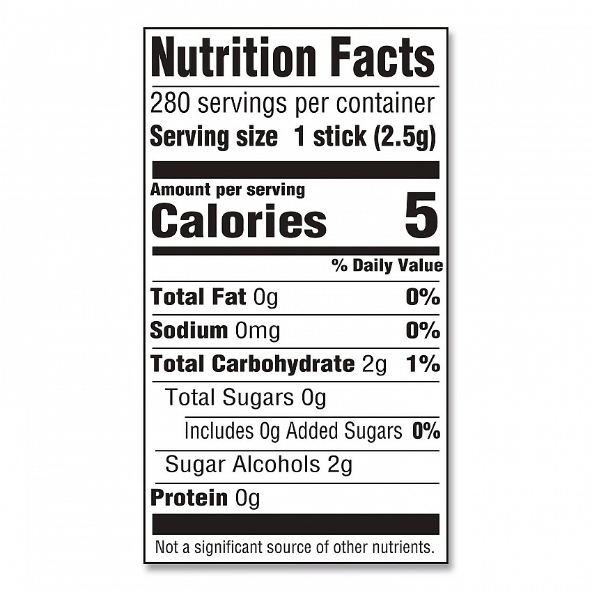 Extra Polar Ice and Spearmint Sugar-Free Gum Variety Pack, Polar Ice/Spearmint, 35 Sticks/Pack, 8 Packs/Carton (22002644)