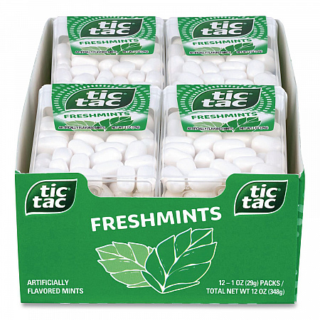 Freshmints, Peppermint, 1 oz Pack, 12 Packs/Carton (22002648)
