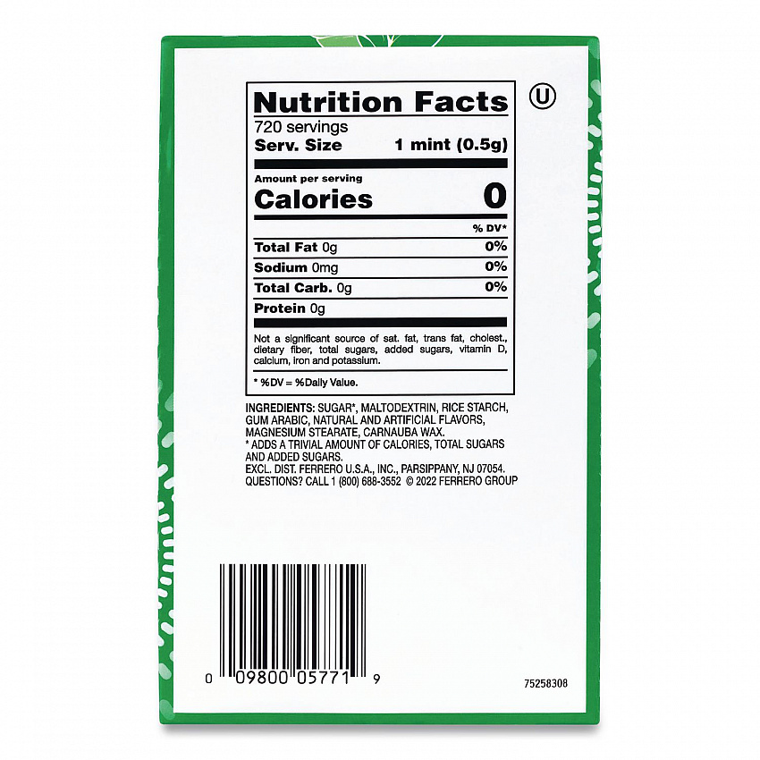 Freshmints, Peppermint, 1 oz Pack, 12 Packs/Carton (22002648)