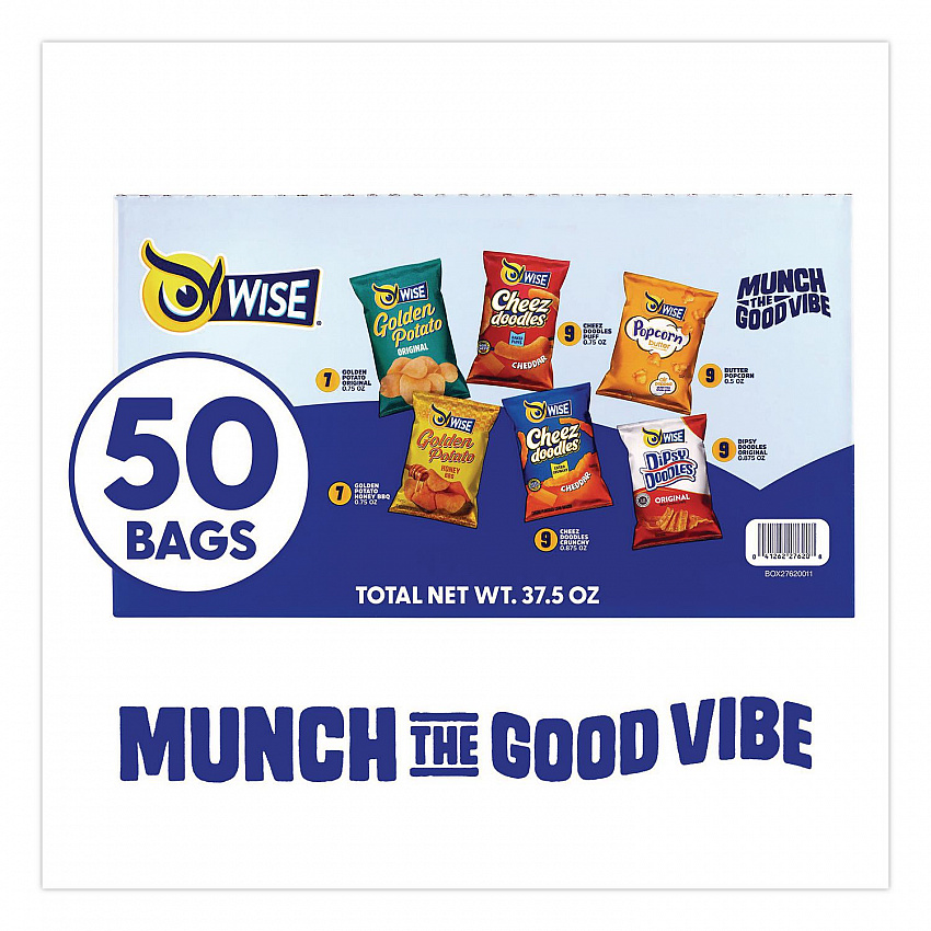 Grab and Snack Variety Pack, Assorted Flavors, 50/Pack (22002063)