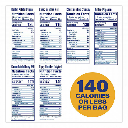 Grab and Snack Variety Pack, Assorted Flavors, 50/Pack (22002063)