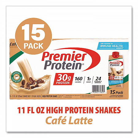 Cafe Latte Shake, 11 oz Bottle, 15/Carton (22002615)