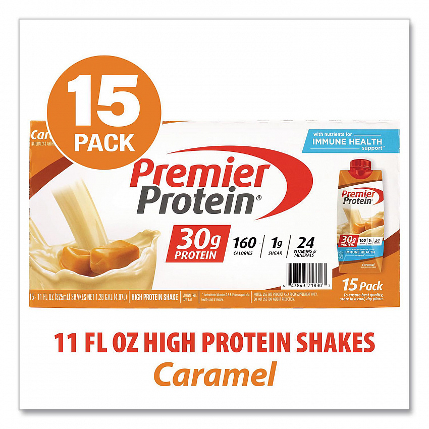 Caramel Shake, 11 oz Bottle, 15/Carton (22002616)