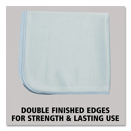 Executive Series Hygen Cleaning Cloths, Glass Microfiber, 16 x 16, Blue, 12/Carton (Q630)