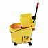 WaveBrake 2.0 Bucket/Wringer Combos, Side-Press with Drain, 35 qt, Yellow (2031764)