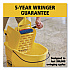 WaveBrake 2.0 Bucket/Wringer Combos, Side-Press with Drain, 35 qt, Yellow (2031764)
