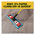 Adaptable Flat Mop Kit, 19.5 x 5.5 Blue Microfiber Head, 48