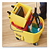 Adaptable Flat Mop Kit, 19.5 x 5.5 Blue Microfiber Head, 48