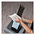 Disposable Microfiber Pad, 4.75 x 19, White/Blue Stripe, 50/Pack, 3 Packs/Carton (2134282)