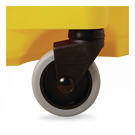 WaveBrake 2.0 Bucket/Wringer Combos, Side-Press, 26 qt, Plastic, Yellow (FG748000YEL)